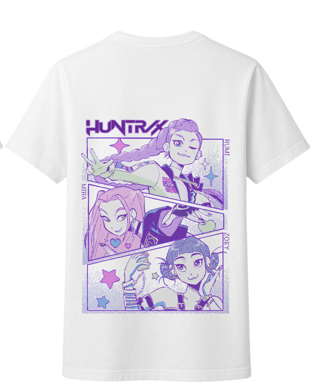 Purple Print K Pop Tee