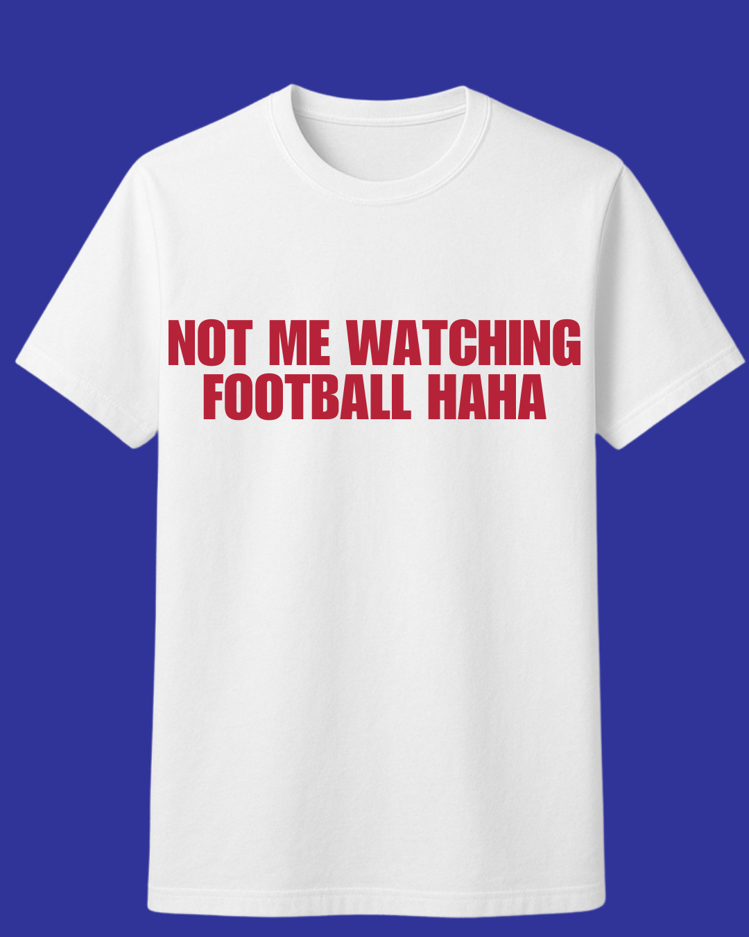 Not me watching football haha