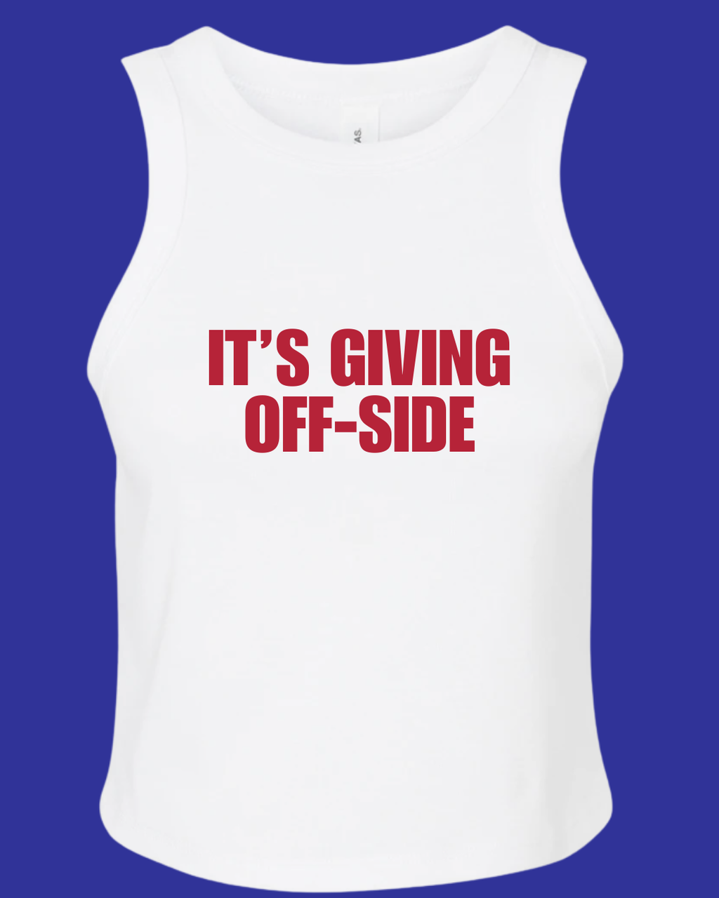 It's giving off-side