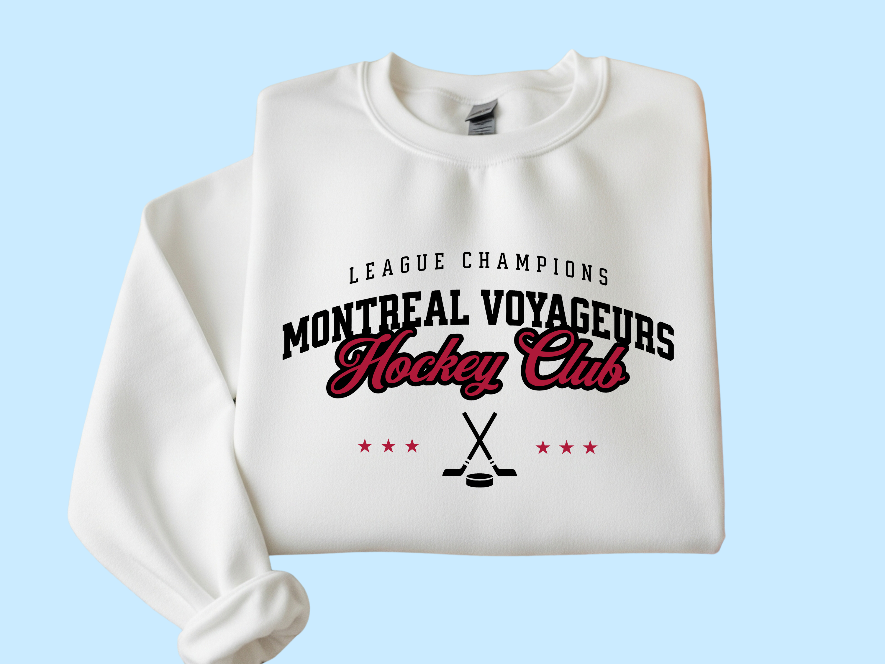 League Champions Red Text Sweat