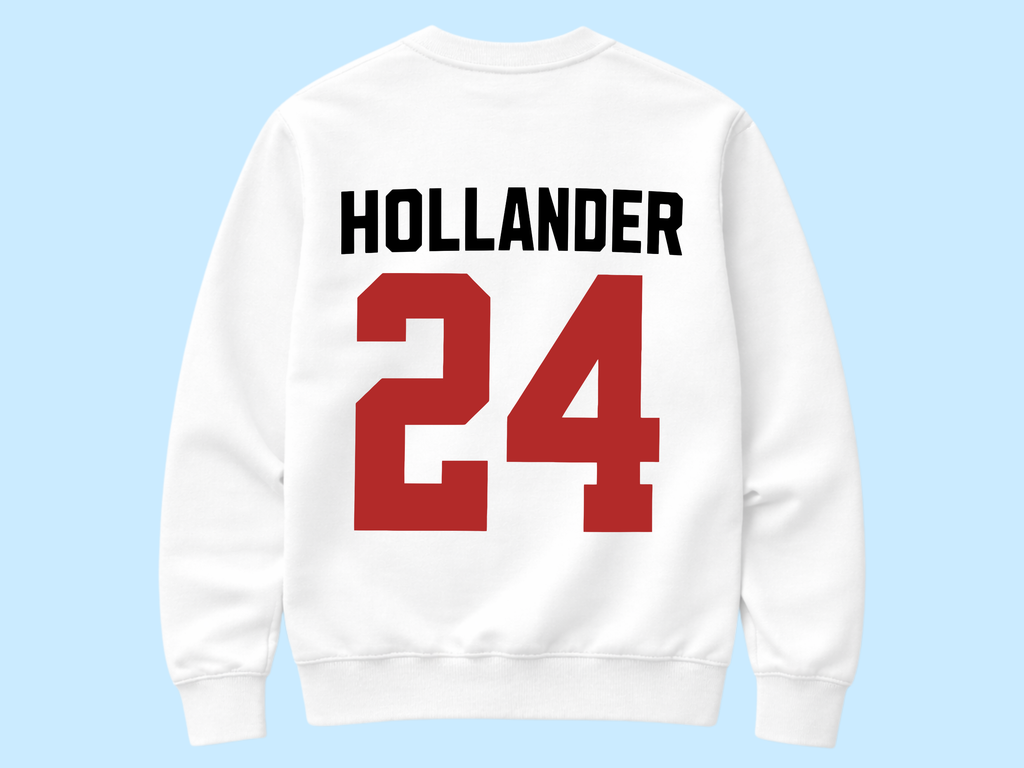 League Champions Red Text Sweat