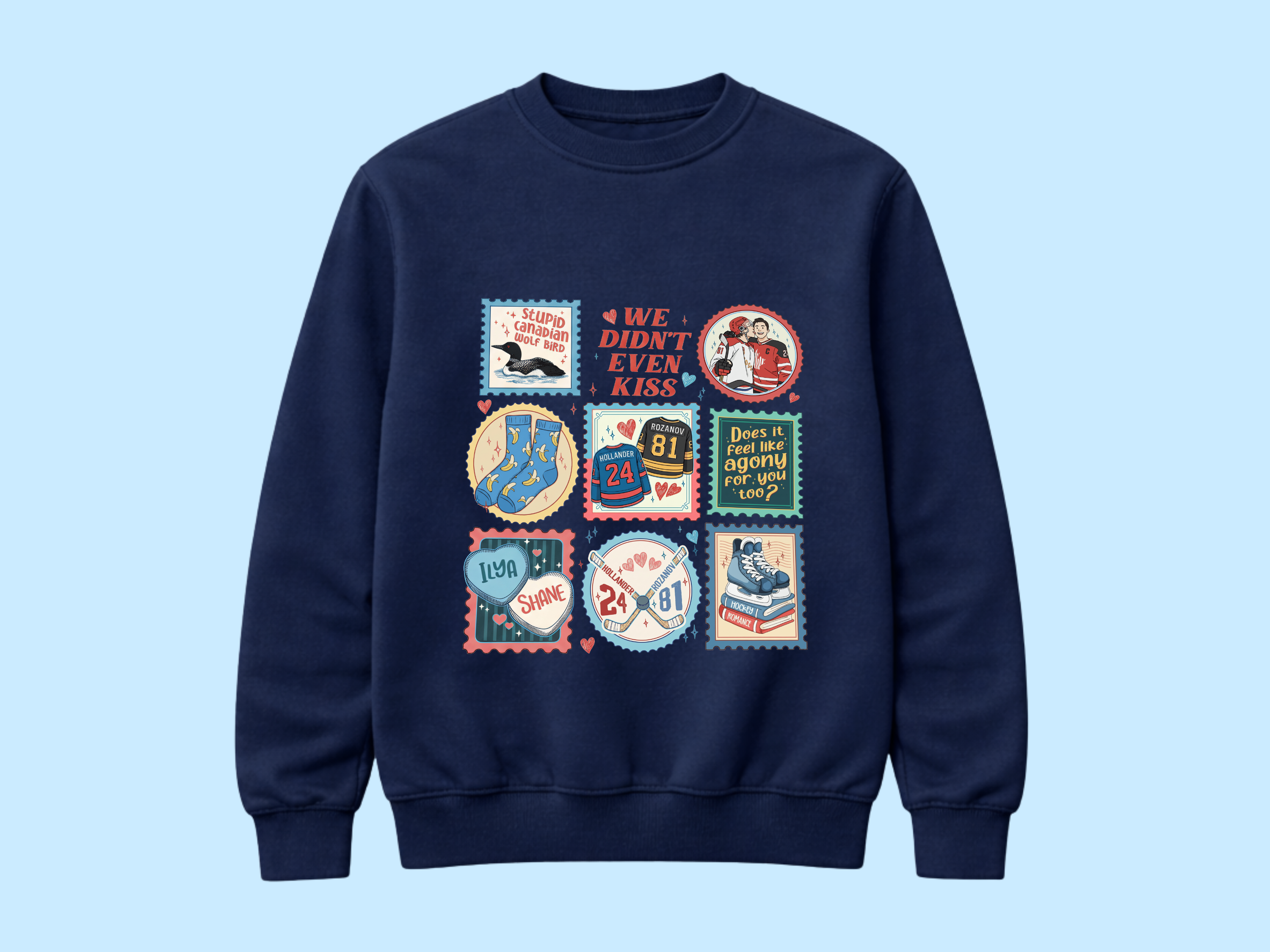 Hockey Romance Stamp Sweat (Front print only)