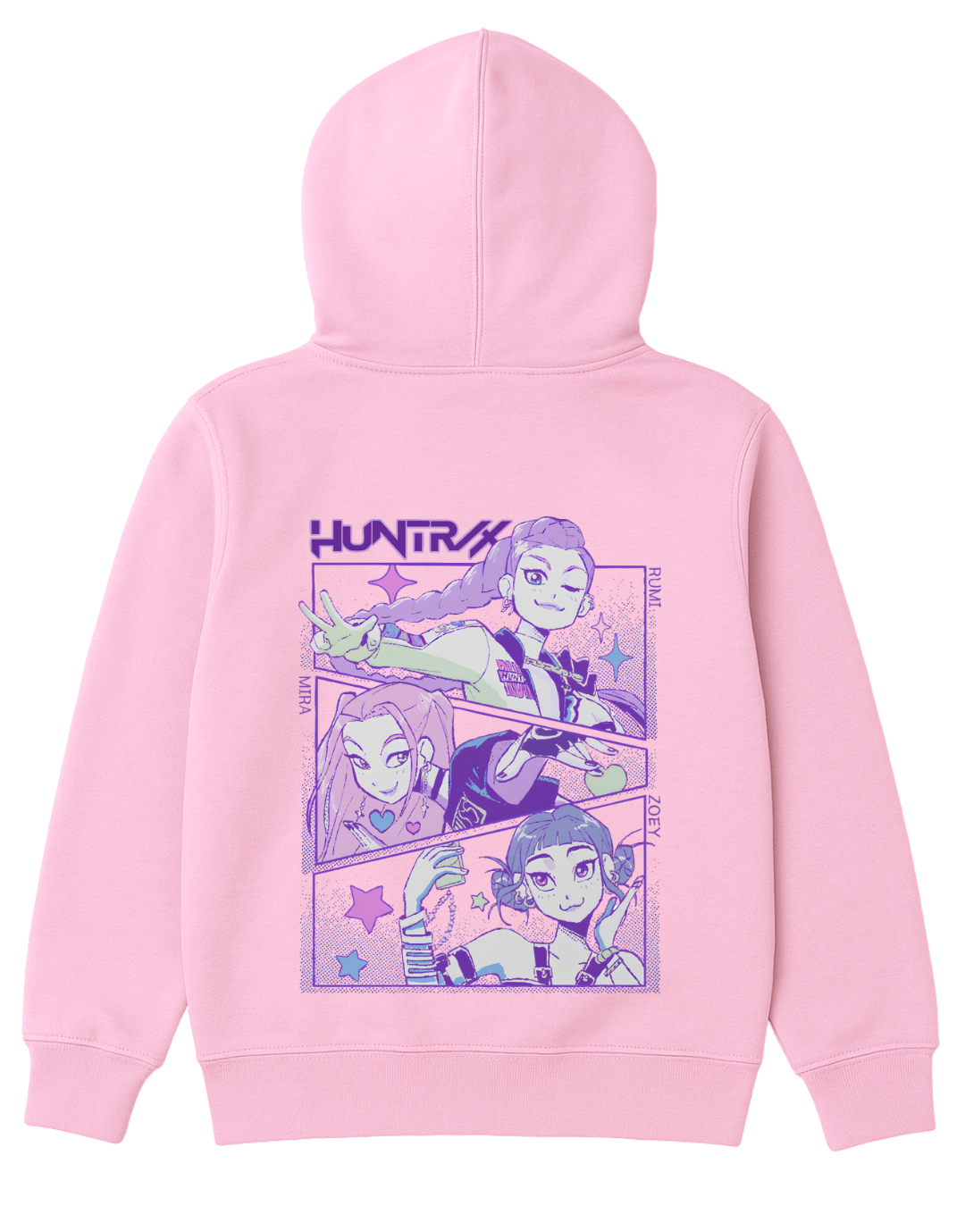 Purple Print K Pop Hoodie