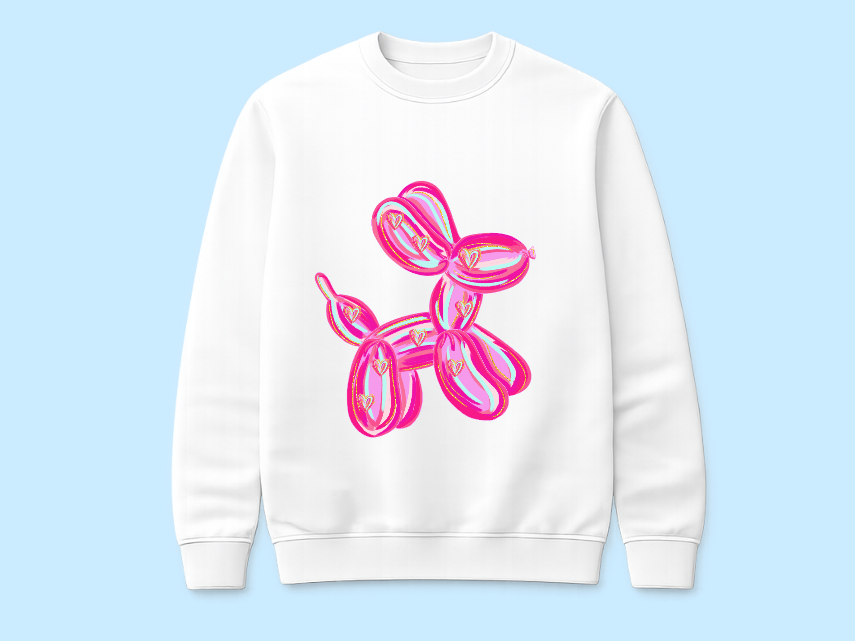 Pink Balloon Sweater (Kids)