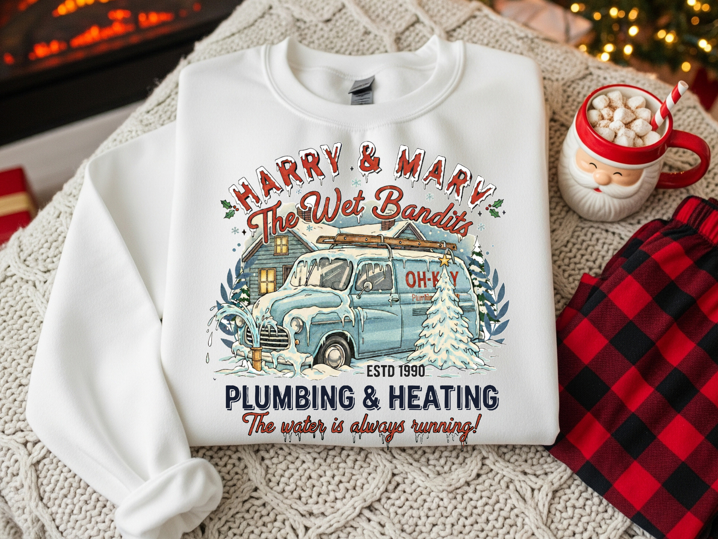 Harry & Marv - Wet Bandits / Oh Kay Plumbing Sweater