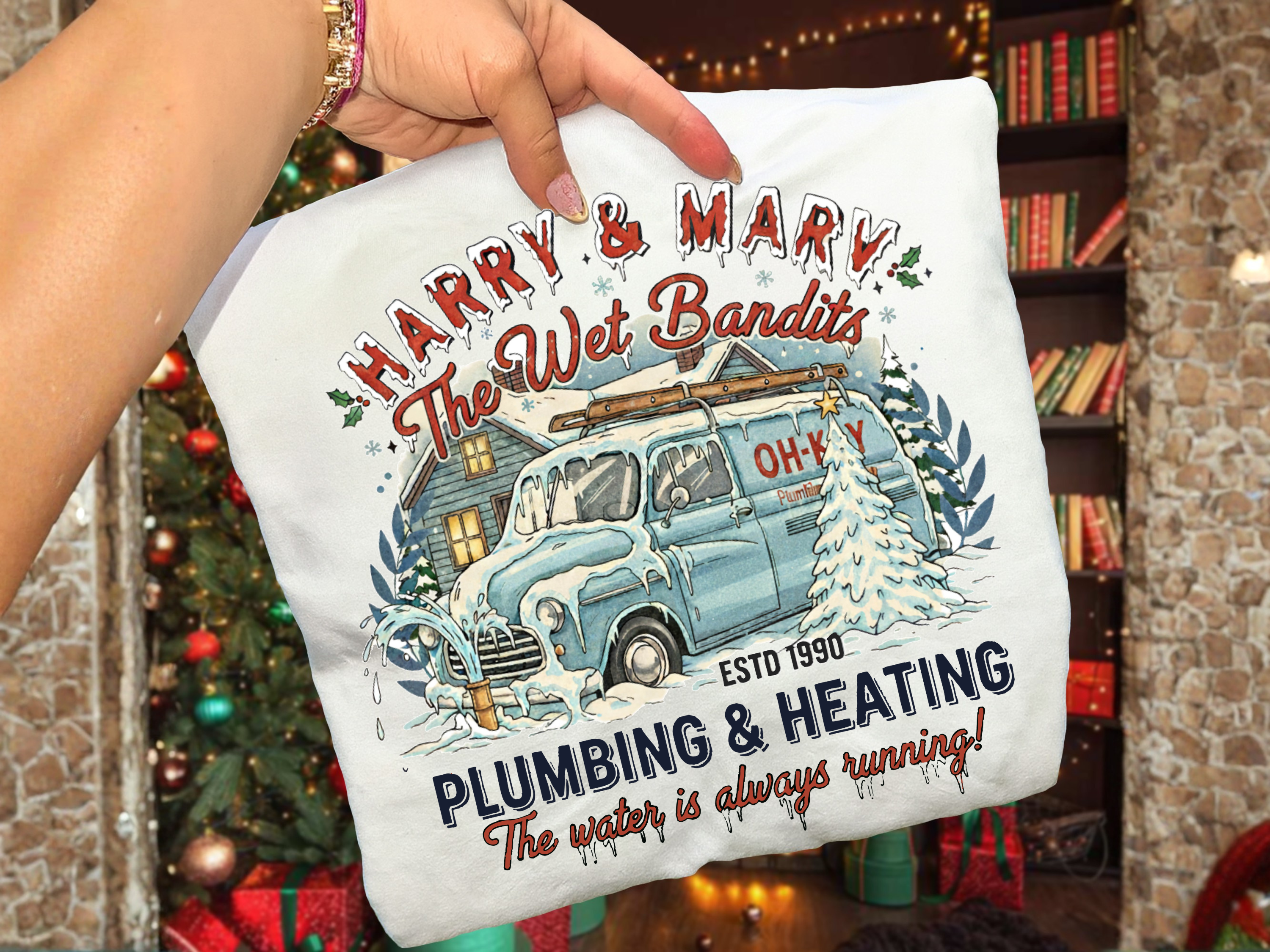 Harry & Marv - Wet Bandits / Oh Kay Plumbing Sweater