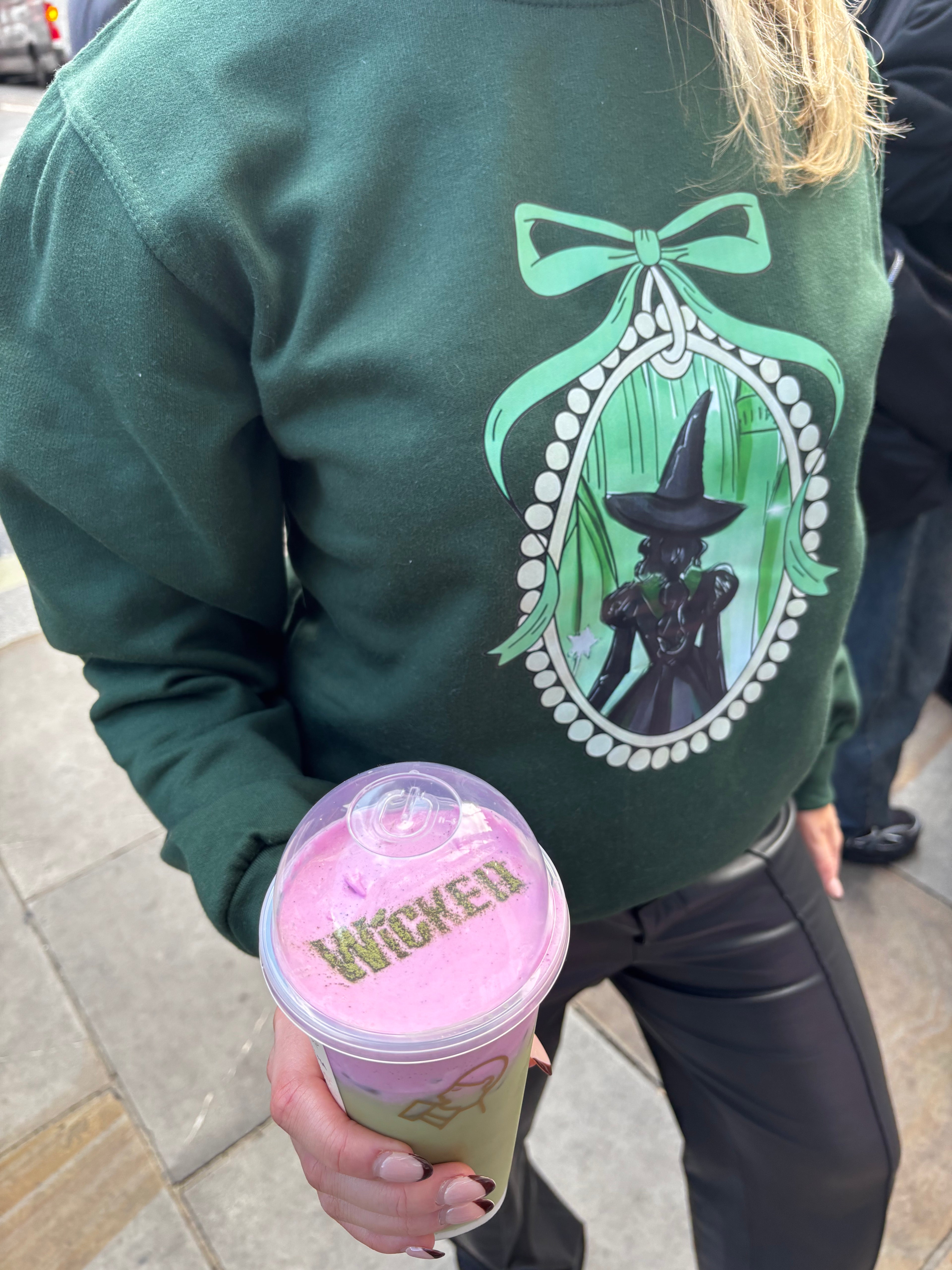 Green Elphaba inspired / Green witch Sweater